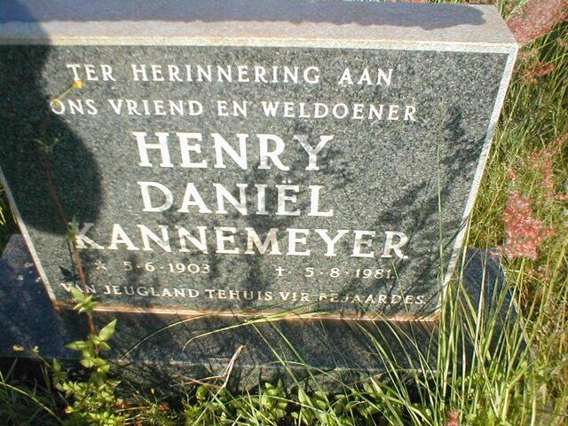 KANNEMEYER Henry Daniël 1903-1981