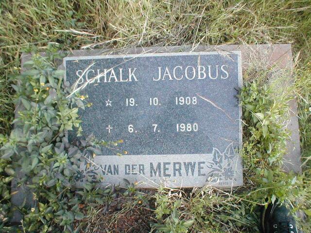 MERWE Schalk Jacobus, van der 1908-1980