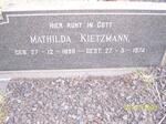 KIETZMANN Mathilda 1899-1974