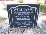 WILLIAMS Errol Kenneth 1947-1995 :: WILLIAMS Melvyn Arthur 1943-2002