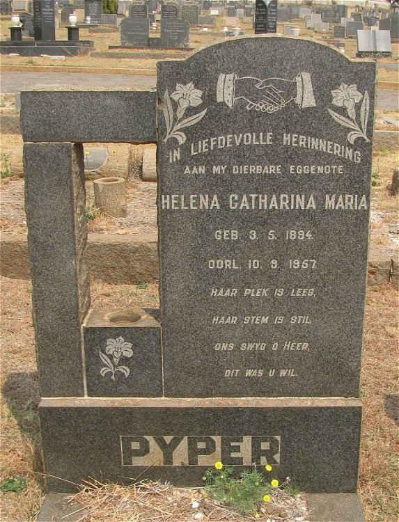 PYPER Helena Catharina Maria 1894-1957