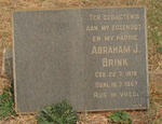 BRINK Abraham J. 1919-1957