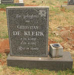 KLERK Christiaan, de 1952-1987