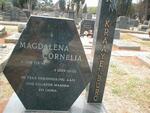 KRAAYENBURG Magdalena Cornelia, van 1918-1989