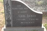 EICKER Carl 1894-1984