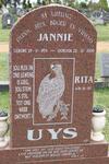 UYS Jannie 1954-2000 & Rita 1957-