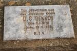 DEKKER D.C. 1870-1952