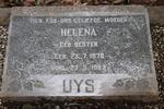 UYS Helena nee BESTER 1878-1963