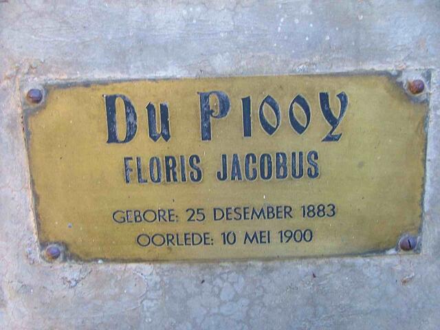 PLOOY  Floris Jacobus, du  1883-1900