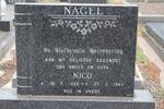 NAGEL Nico 1926-1984