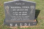 NAUDÉ Mamma 1919-2006