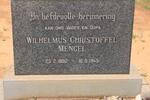 MENGEL Wilhelmus Christoffel 1892-1945
