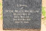 MACMILLAN Bessie Miller -1958