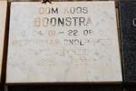 BOONSTRA Koos 1901-1987
