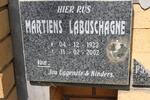 LABUSCHAGNE Martiens 1922-2002