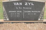 ZYL Johannes Jacob, van 1899-1974 & Susanna Magdalena 1907-