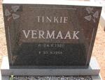 VERMAAK Tinkie 1920-1988