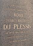 PLESSIS Jacobus Marthinus, du 1944-1975