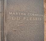 PLESSIS Martha Cornelia, du 1903-1995