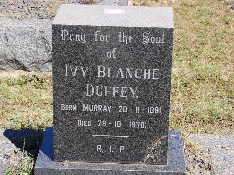 DUFFEY Ivy Blanche nee MURRAY 1891-1970