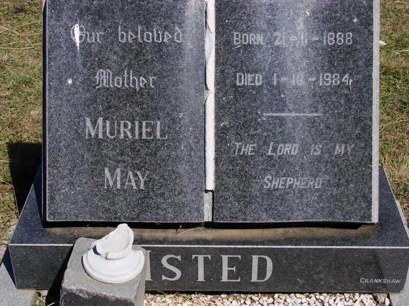 ISTED Muriel May 1888-1984