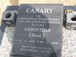 CANARY Christina 1926-1998