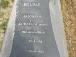 FOURIE Salomina Cornelia nee GROENEWALD 1913-1982