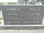 STREICHER Johannes G. 1891-1971 & Maynie J.C. 1903-1996