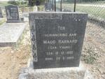 BARNARD Maud nee YOUNG 1902-1964