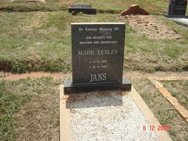 JANS Mark Lesley 1971-1996