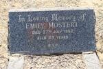 MOSTERT Emily -1952