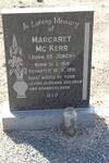 Mc KERR Margaret nee DE JONGH 1919-1981