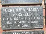 VERSFELD Gertruida Maria 1924-1981