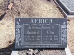 AFRICA Richard 1909-1981 & Cilia 1920-1988