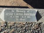 ANDERSON Jessie Louisa 1886-1962