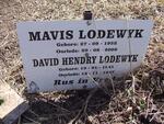 LODEWYK David Hendry 1941-1987 & Mavis 1952-2008