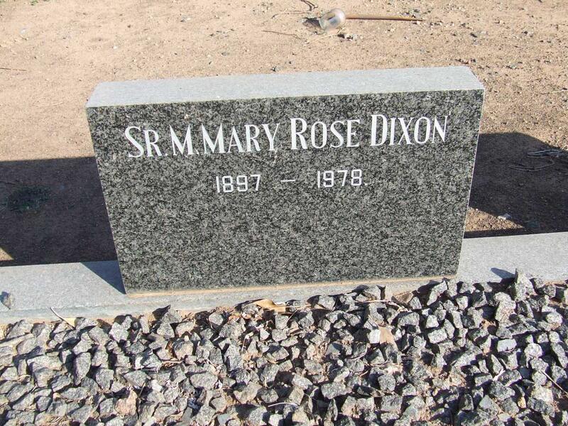 DIXON Mary Rose 1897-1978