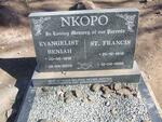 NKOPO Evangelist Beniah 1916-2002 & St Francis 1918-1996