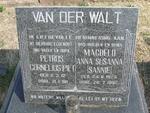 WALT Petrus Cornelius, van der 1912-1988 & Magdeld Anna Susanna 1928-1992