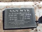 WYK John Arthur, van 1921-1990 & Eunis Amy 1914-1991