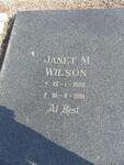 WILSON Janet M. 1902-1991