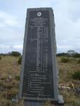 Eastern Cape, BATHURST district, Farm 94, Kaffirdrift Post, War memorial