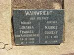 WAINWRIGHT Johanna Frances nee RAUBENHEIMER 1888-1975 :: WAINWRIGHT Maurice Douglas 1915-1918