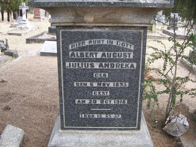 ANDREKA Albert August Julius 1893-1918