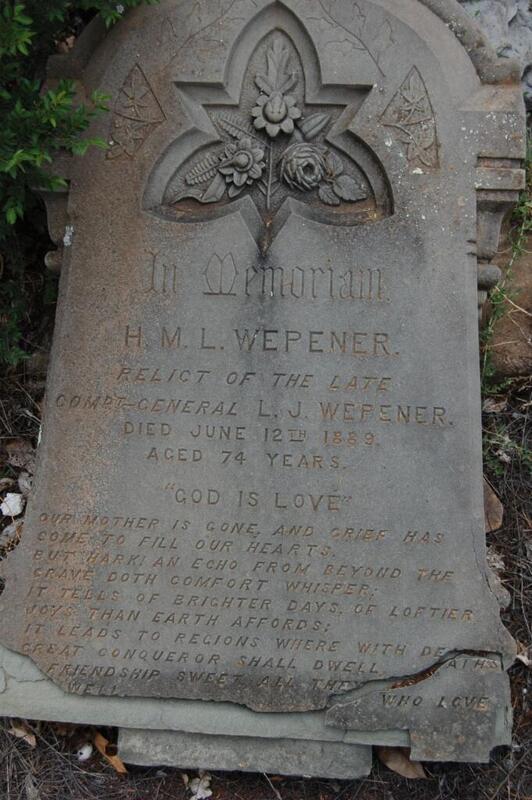 WEPENER H.M.L. -1889