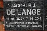 LANGE Jacobus J., de 1920-2003