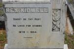 KIDWELL Rex 1878-1954