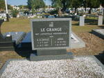 GRANGE A.G,. le 1933-1987 & Anna 1921-1979