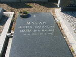 MALAN Aletta Catharina Maria nee NAUDE 1902-1978