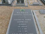 HAMMAN Johannes Nicolaas 1902-1981 & Elizabeth Maria Gertruida KRIEGLER 1903-1993